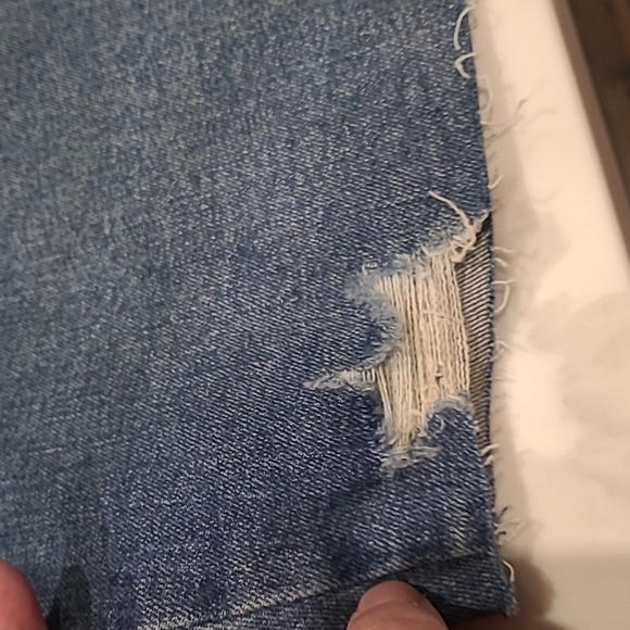 Womans Jean Shorts & Top Lot Size 18 shorts Size 1X top NEW NEW - Picture 3 of 9